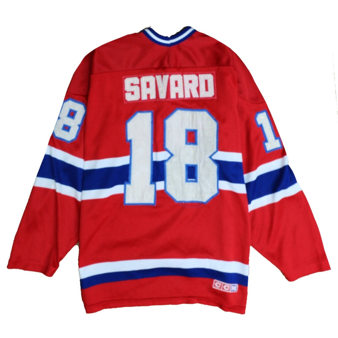 Vintage Montreal Canadiens Denis Savard CCM Jersey Size Large 90s NHL