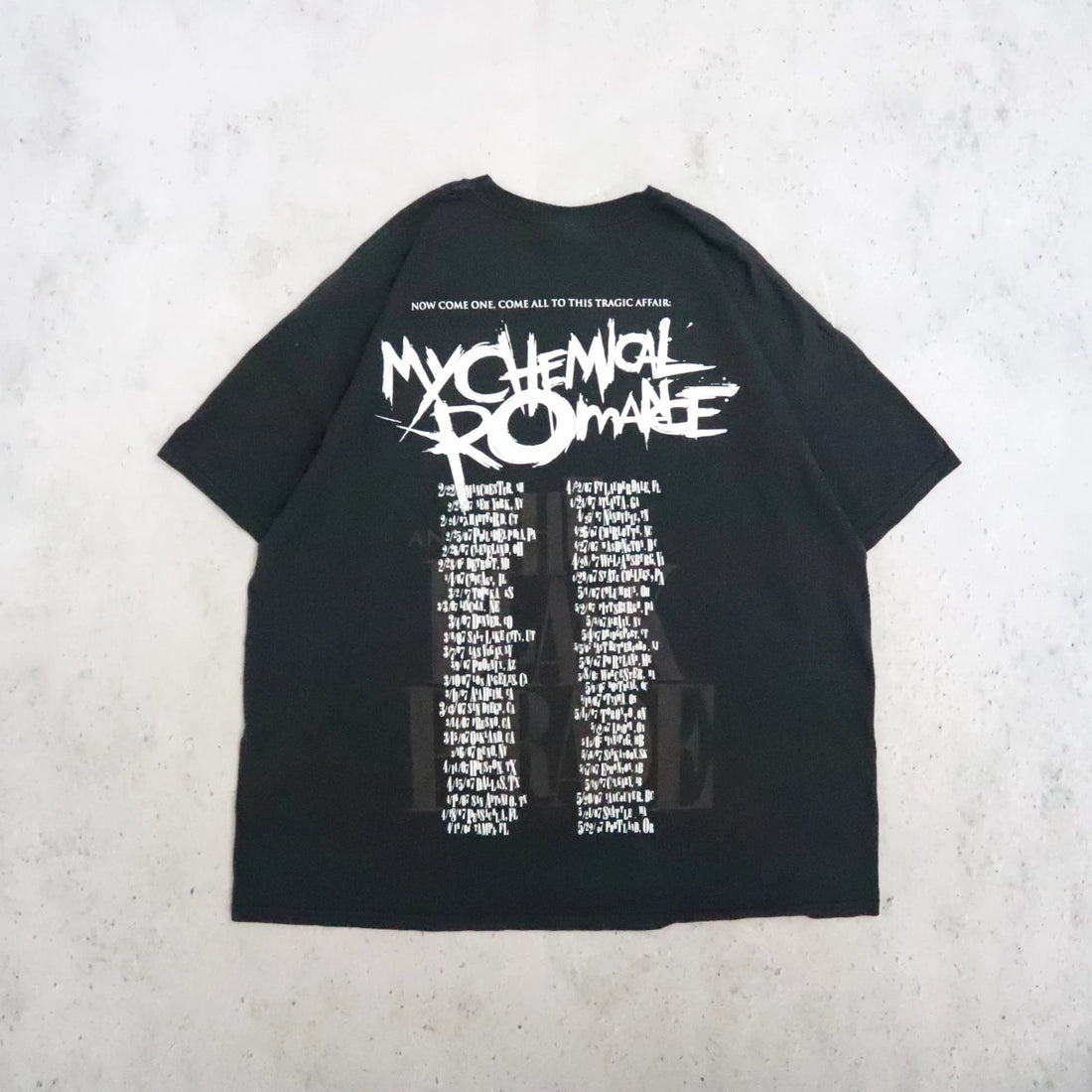 Vintage My Chemical Romance The Black Parade Band T-Shirt Size 2XL