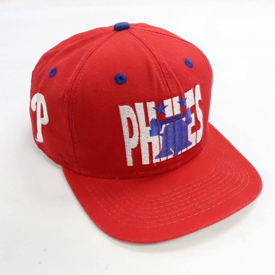 Vintage Philadelphia Phillies #1 Apparel Snapback Hat Cap OSFA MLB