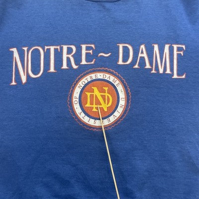 Vintage Notre Dame Fighting Irish Crewneck Sweatshirt Size Large 90s NCAA