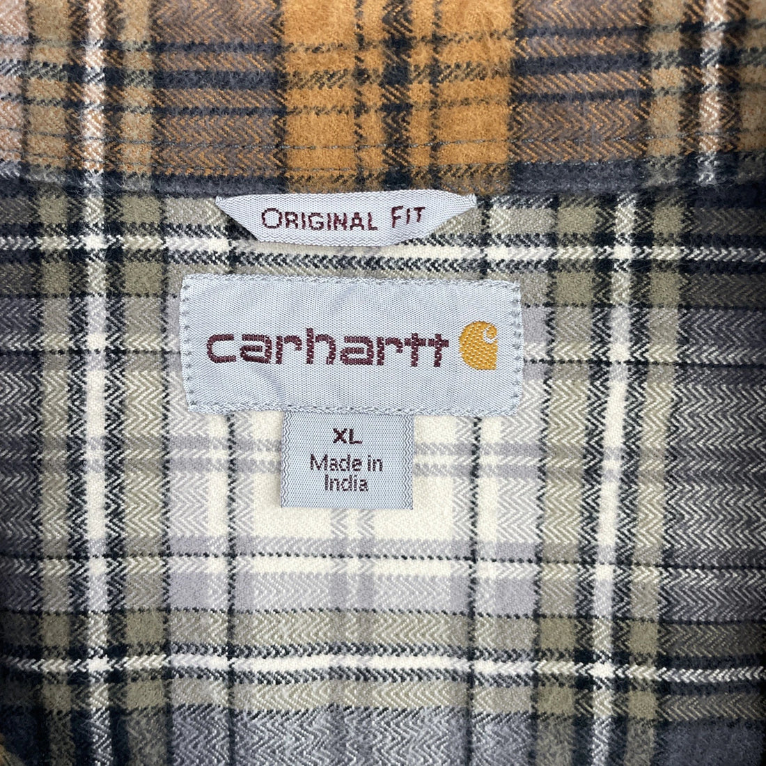 Carhartt Button Up Shirt Size XL Plaid