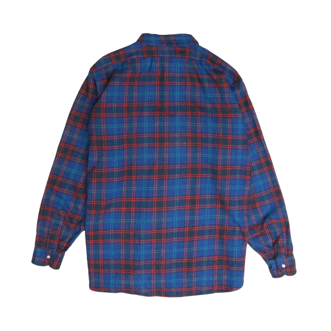 Vintage Pendleton Wool Lodge Button Up Shirt Size XL Plaid Long Sleeve