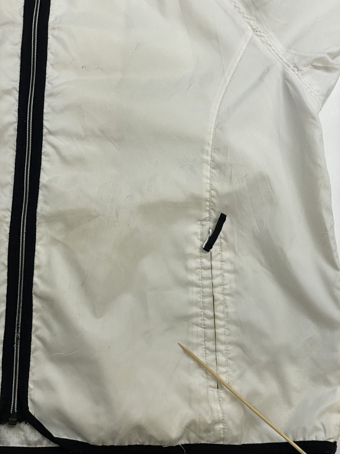 Vintage Nike Windbreaker Light Jacket Size Medium White