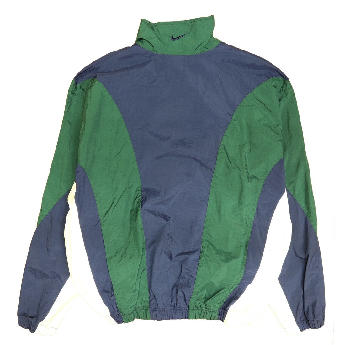 Vintage Nike Windbreaker Light Jacket Size XL Blue Green Embroidered