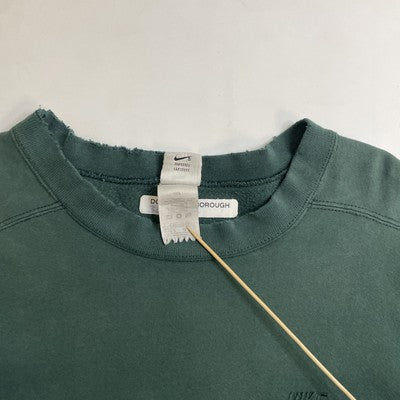 Vintage Nike Crewneck Sweatshirt Size Large Tonal Green 90s