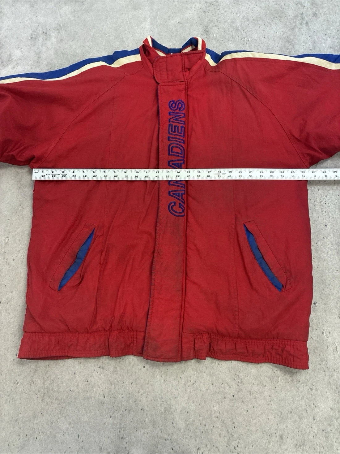 Vintage Montreal Canadiens Starter Puffer Jacket Size Large NHL