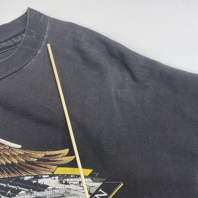 Vintage Harley Davidson Bicycle Eagle T-Shirt Size XL Black 1992 90s