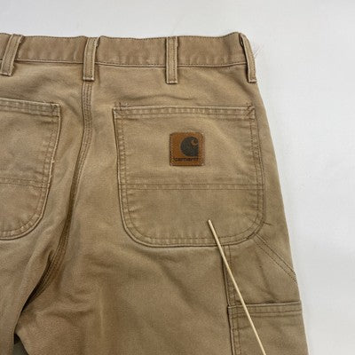 Vintage Carhartt Canvas Carpenter Work Pants Size 34 X 30 Brown