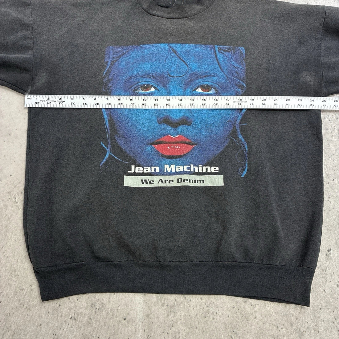 Vintage Jean Machine We Are Denim Promo Crewneck Sweatshirt Size XL 90s