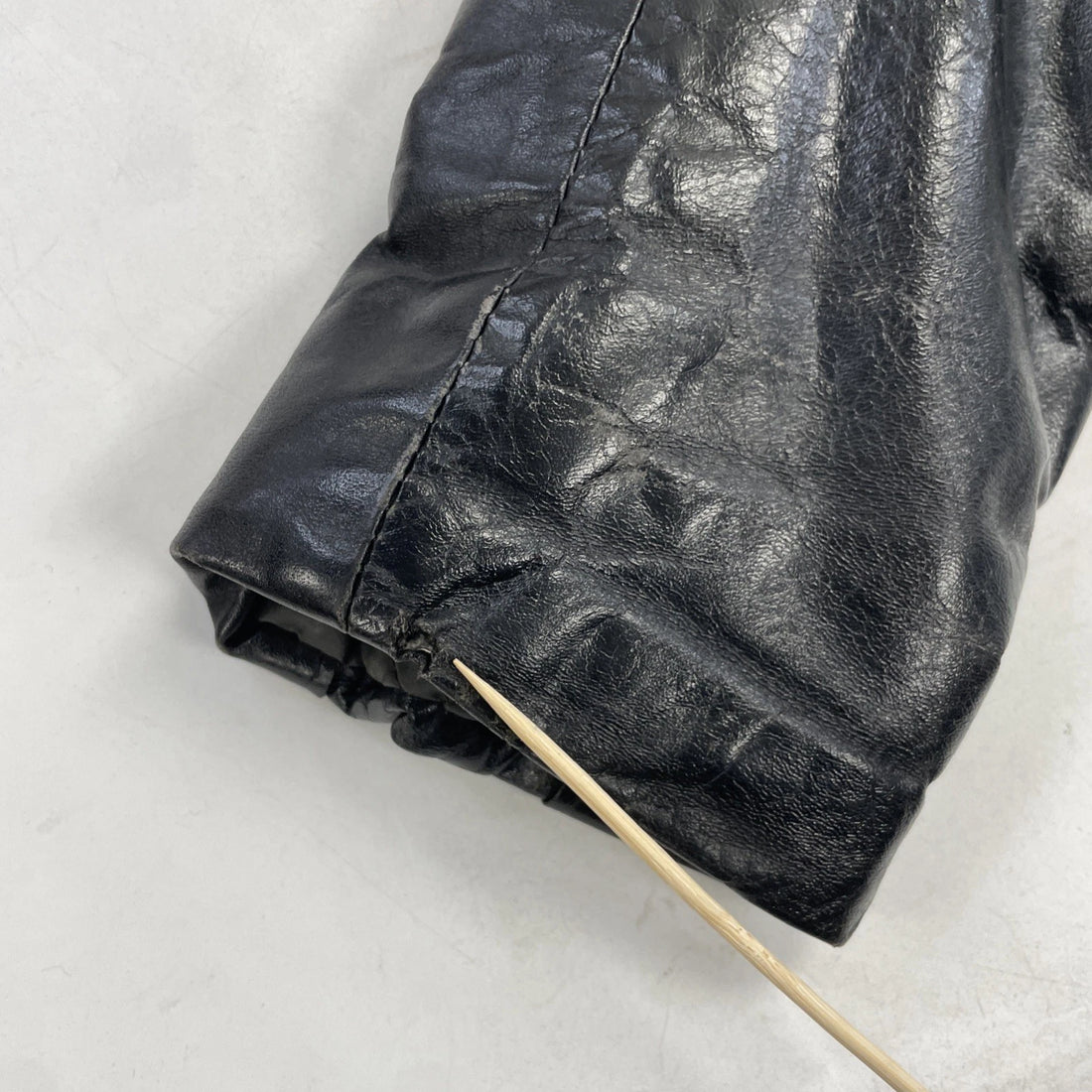 Albert Classic Leather Motorcycle Jacket Size Small