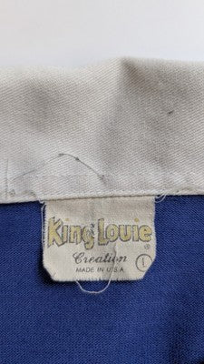 Vintage Tropicana King Louie Bowling Shirt Size Large 70s