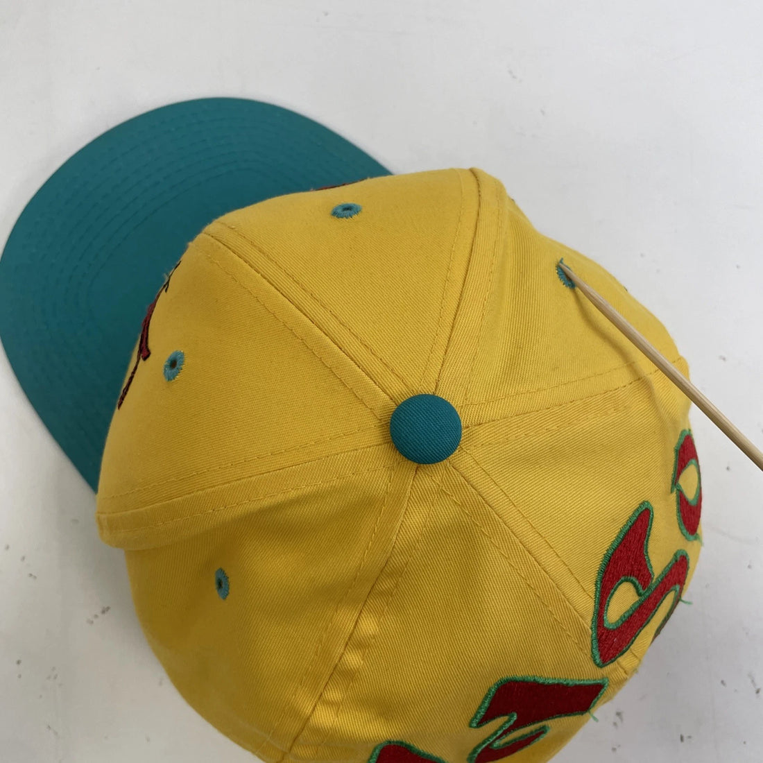 Vintage Aladdin Lago Blockhead Disney Snapback Hat Cap OSFA 90s