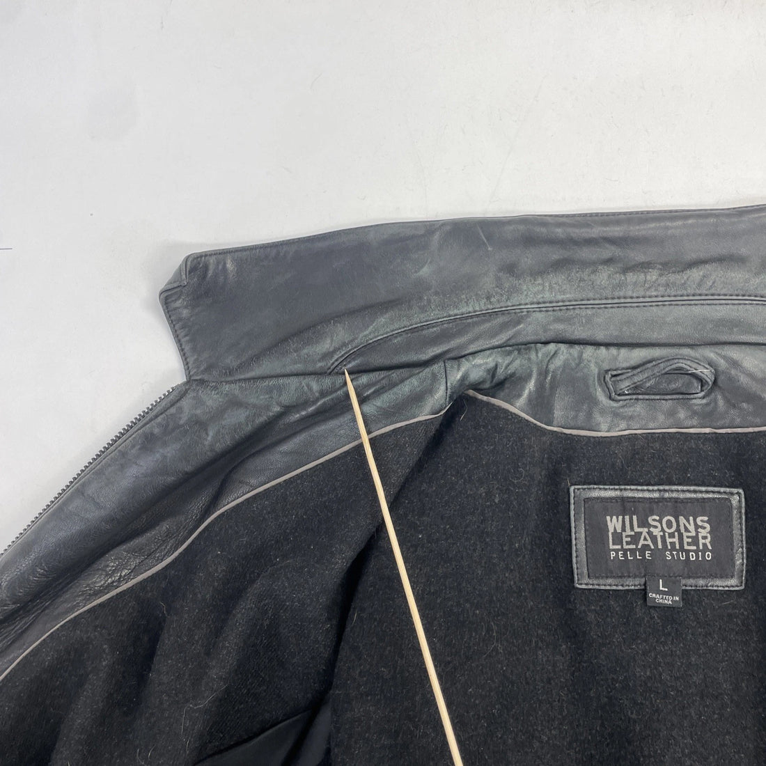 Vintage Wilsons Leather Coat Jacket Size Large