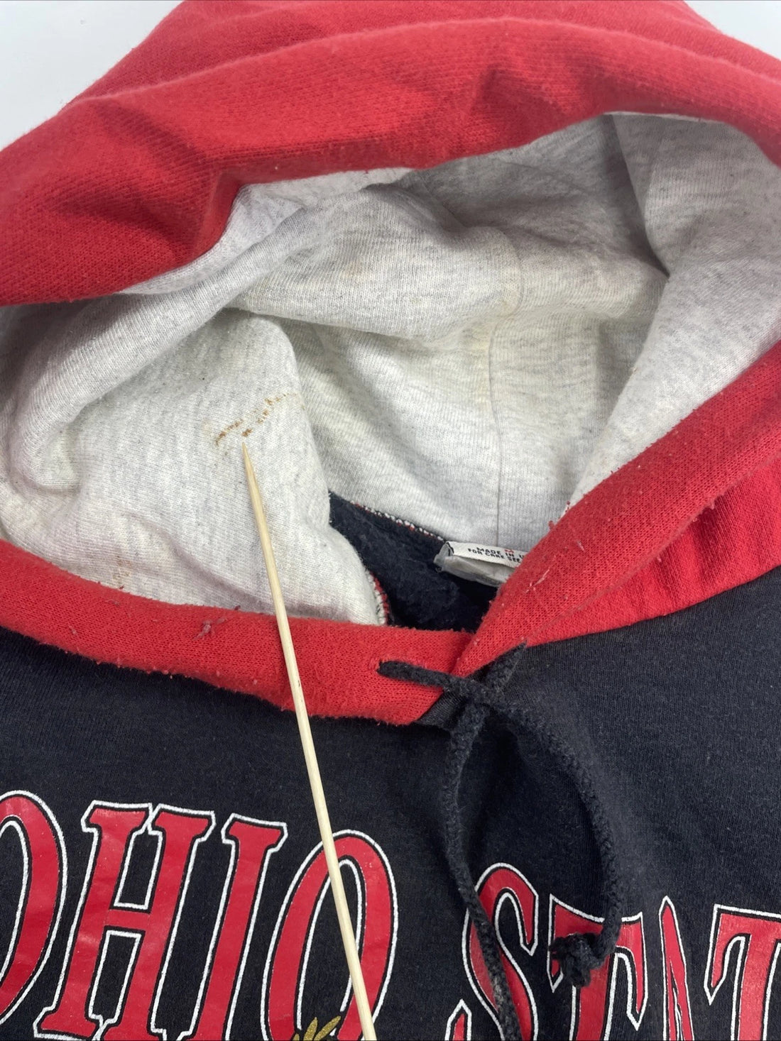 Vintage Ohio State Buckeyes Nutmeg Sweatshirt Hoodie Size Medium NCAA