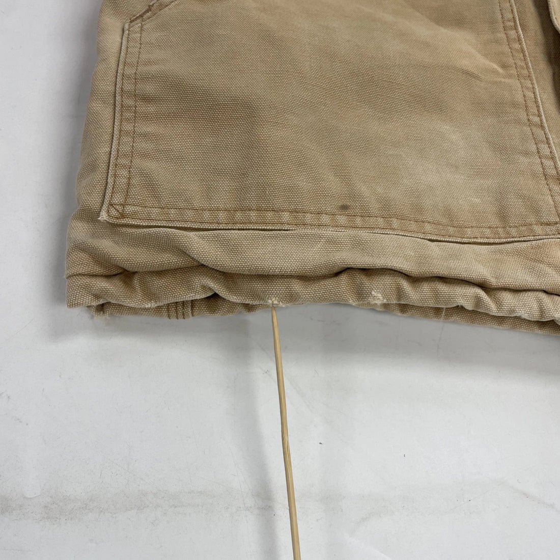 Vintage Carhartt Canvas Arctic Work Jacket Size Large Brown