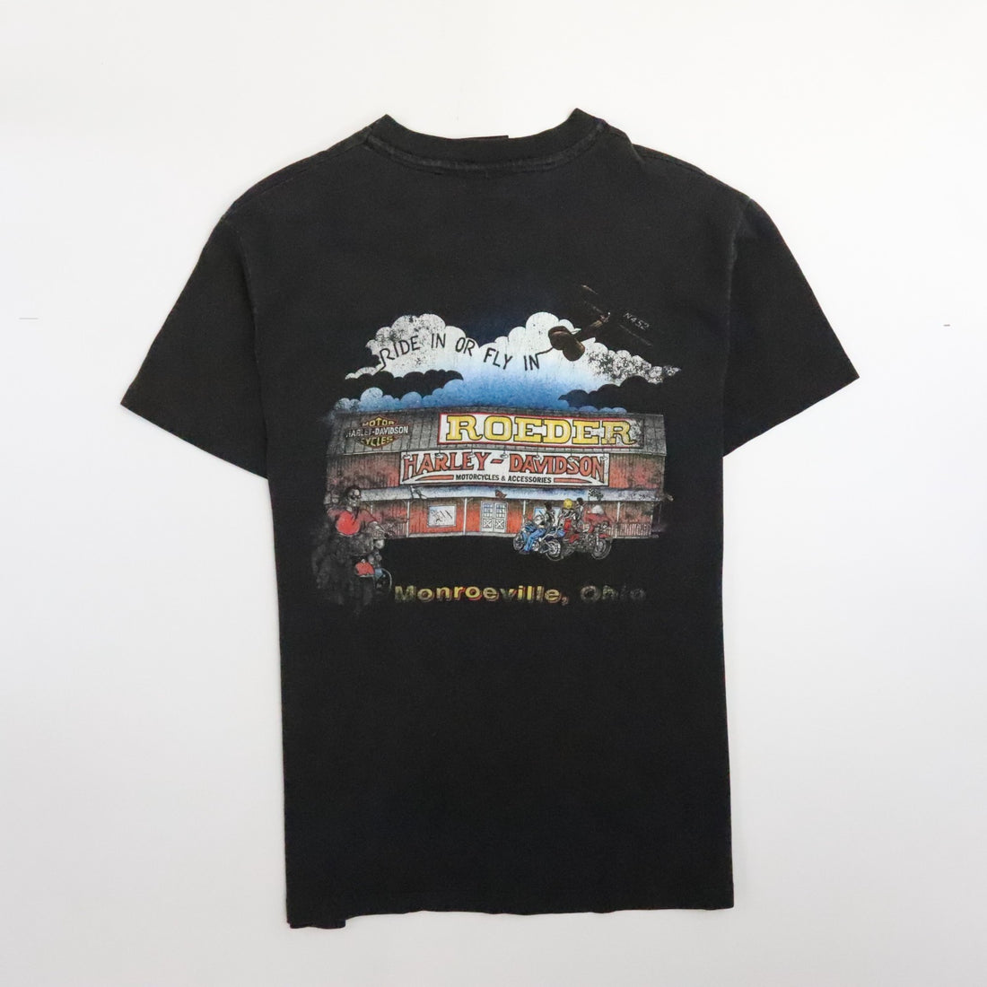 Vintage Harley Davidson Motorcycles Wild Breed Horse T-Shirt Medium 1994 90s