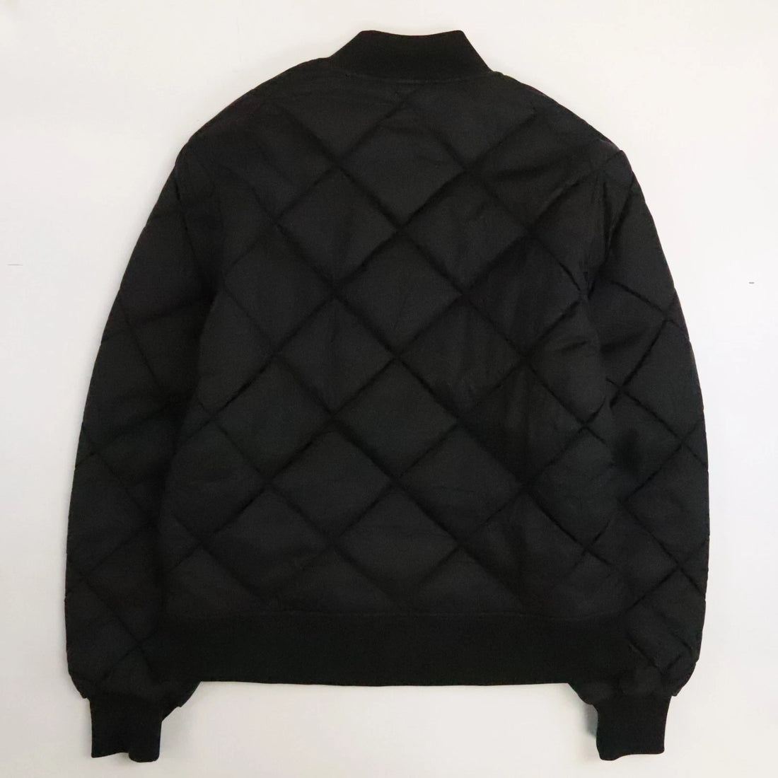 Dickies Quilted Bomber Work Jacket Size Medium Black
