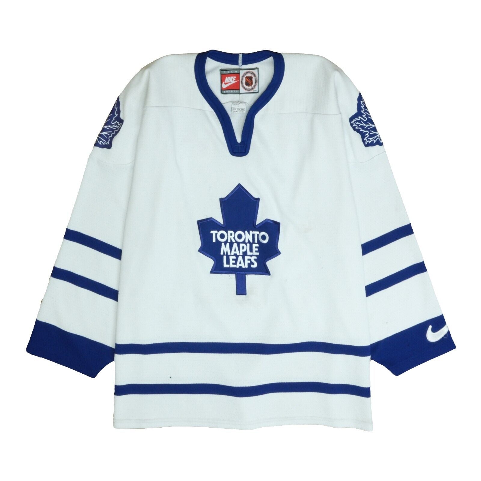 Vintage Toronto Maple Leafs Nike Hockey Jersey Size 2XL White 90s