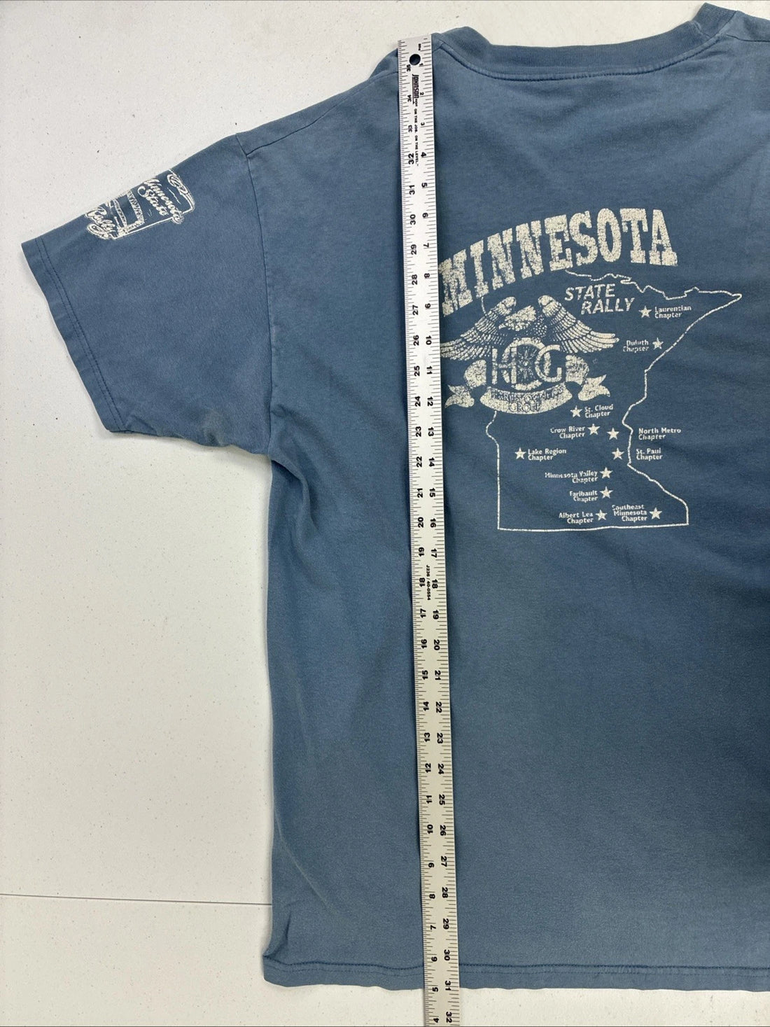 Vintage Harley Davidson Motorcycles Minnesota State Rally Eagle T-Shirt XL 90s