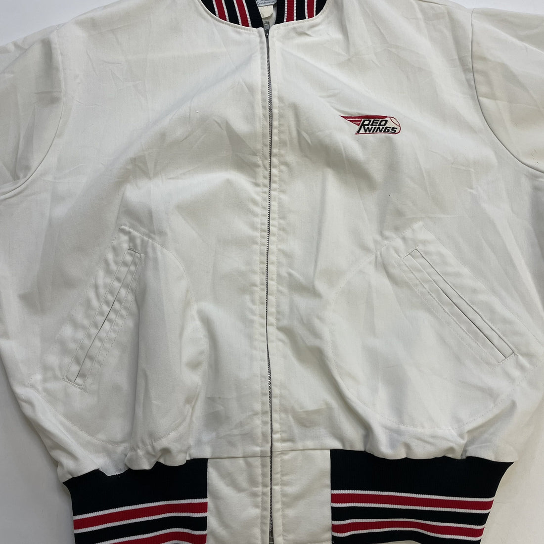 Vintage Red Wings Bomber Jacket Size XL