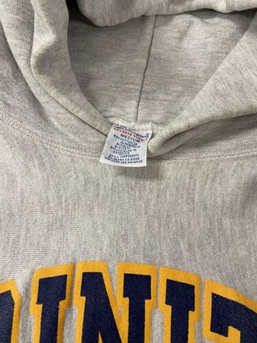 Vintage Trinity Champion Reverse Weave Hoodie Size Medium Gray 90s