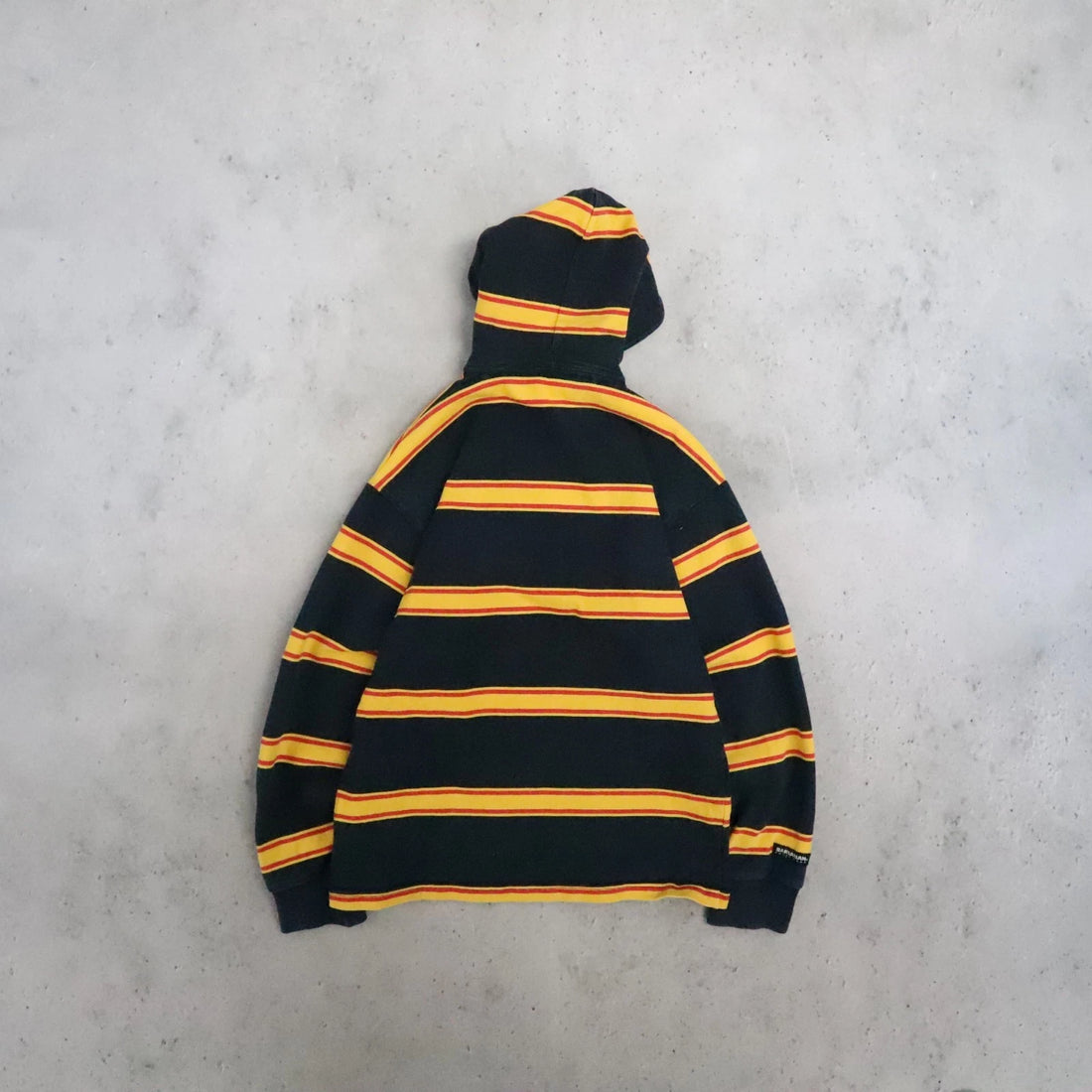 Vintage University Of Guelph Barbarian Hooded Rugby Shirt Size Medium
