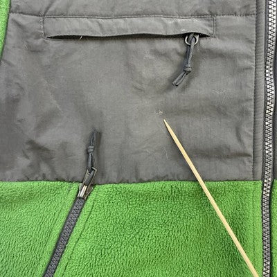 Vintage The North Face Denali Fleece Jacket Size Small Green