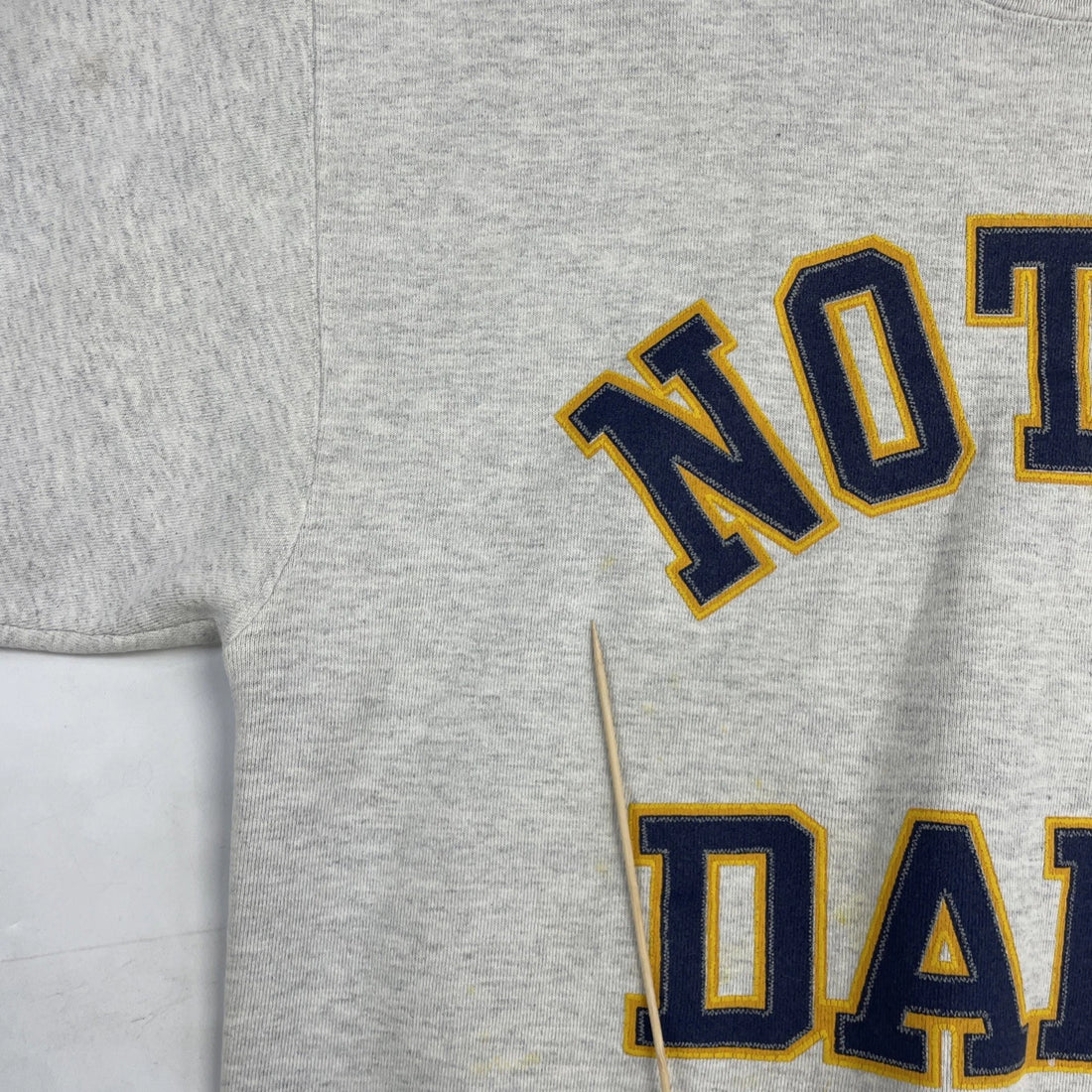 Vintage Notre Dame Fighting Irish Crewneck Sweatshirt Size Large 90s NCAA