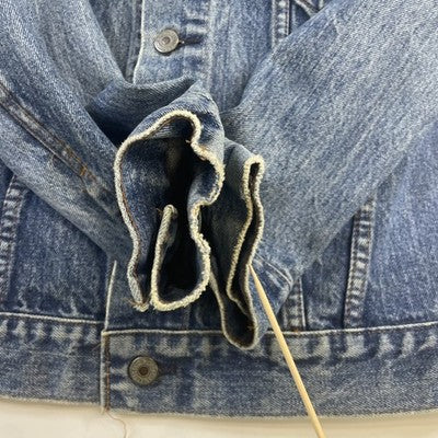 Vintage Levi's Denim Trucker Jacket Size 36 Blue 75505-0217