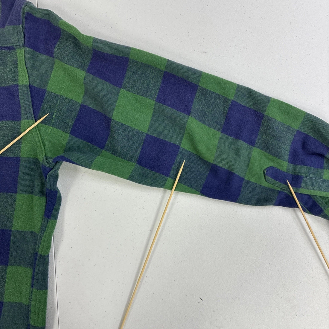 Vintage St John's Bay Button Up Shirt Size Medium Buffalo Plaid