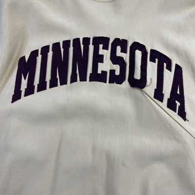 Vintage Minnesota Golden Gophers Champion Reverse Weave Sweatshirt XL 90s NCAA