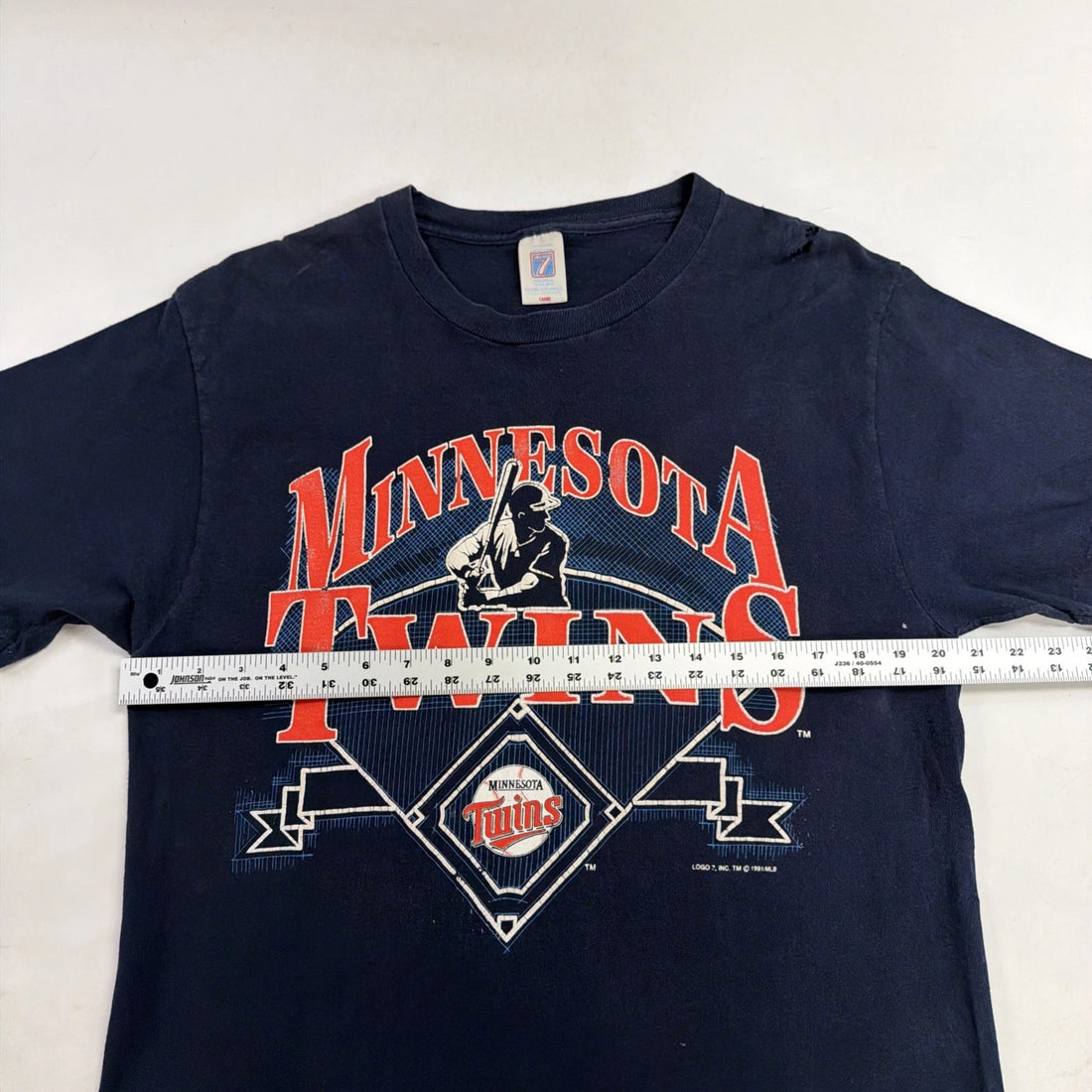 Vintage Minnesota Twins T-Shirt Size Large 90s MLB
