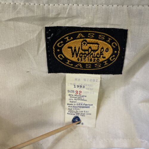 Vintage Woolrich Mackinaw Hunting Wool Trouser Pants Size 32