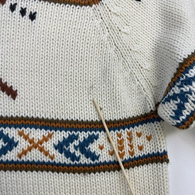 Vintage Siggalo Skiing Crewneck Sweater Size Large