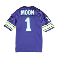 Vintage Warren Moon Jersey Minnesota Vikings Size XL 50/52 Purple Logo  Athletic