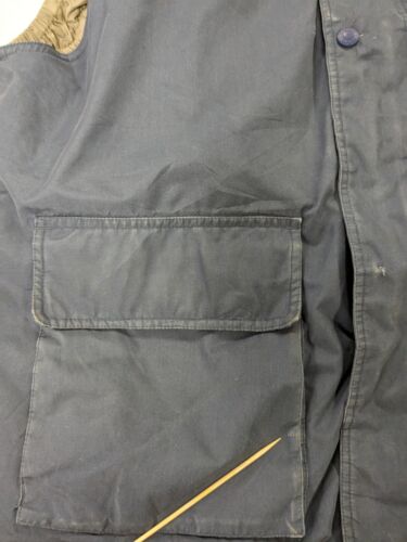 Vintage Cabela's Vest Jacket Size XL Blue Goose Down Insulated