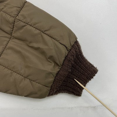 Vintage Walls Blizzard-Pruf Quilted Puffer Jacket Size Large Brown
