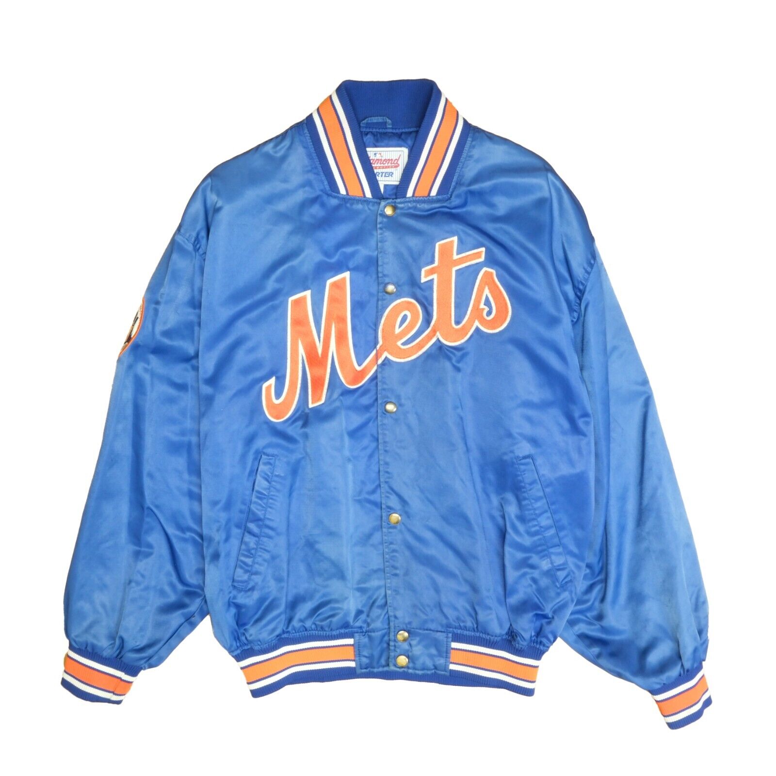 Vintage New York Mets Starter Satin Jacket Size XL Diamond