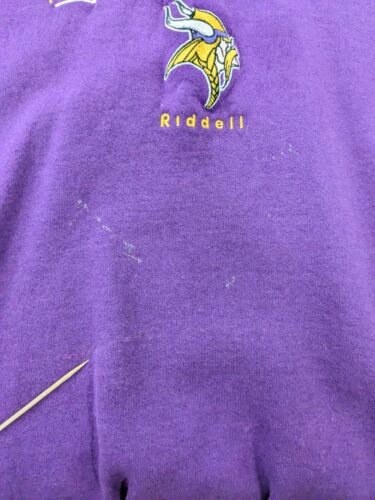 Vintage Minnesota Vikings Sweatshirt Crewneck Size 3XL Purple NFL