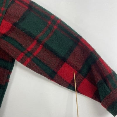 Vintage Woolrich Wool Button Up Shirt Jacket Size XL Plaid