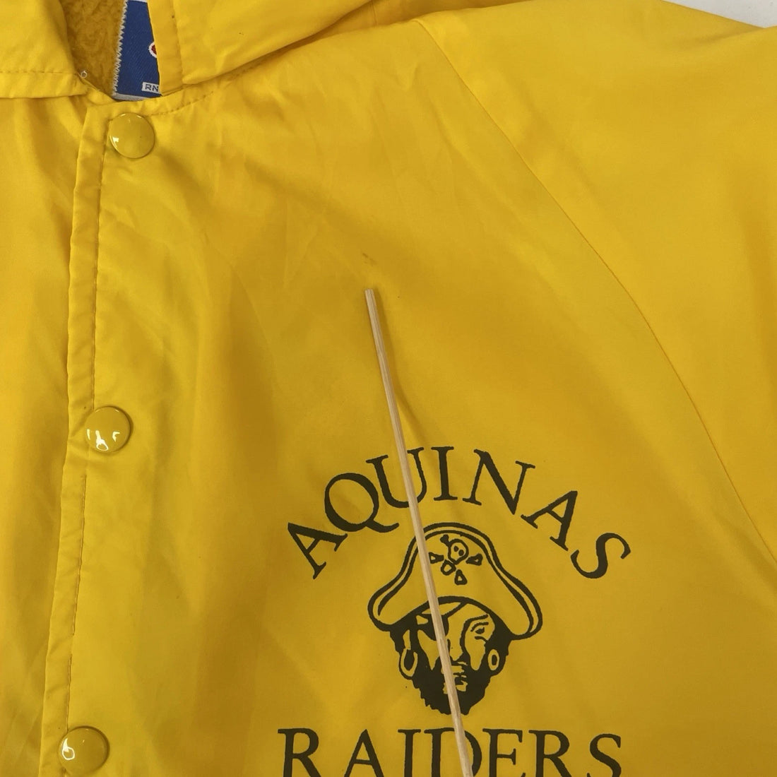 Vintage Aquinas Raiders Champion Coach Jacket Size Medium 80s