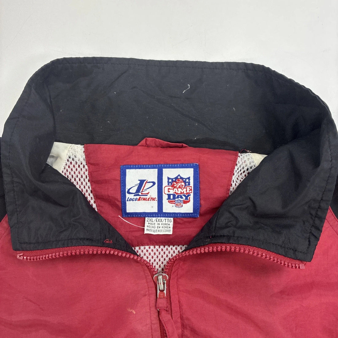 Vintage Arizona Cardinals Logo Athletic Windbreaker Light Jacket Size 2XL NFL