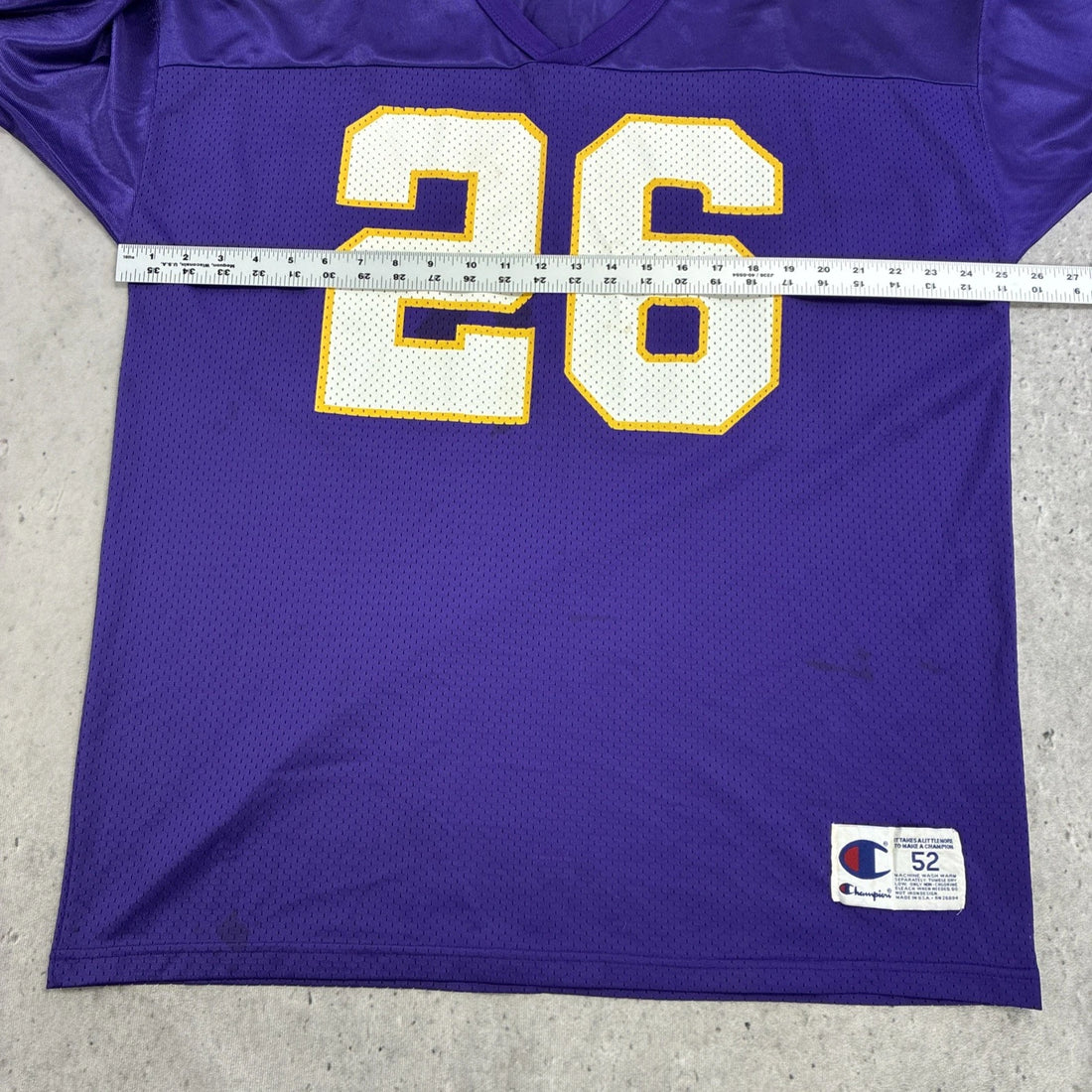 Vintage Minnesota Vikings Robert Smith Champion Jersey Size 52 NFL
