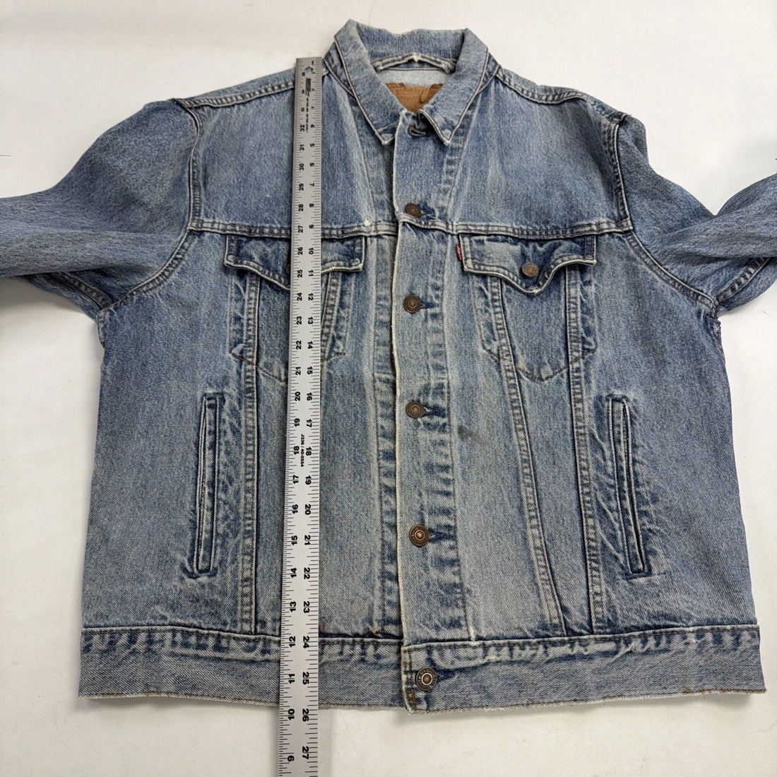 Vintage Levi's Denim Trucker Jacket Size 44 75506 0412