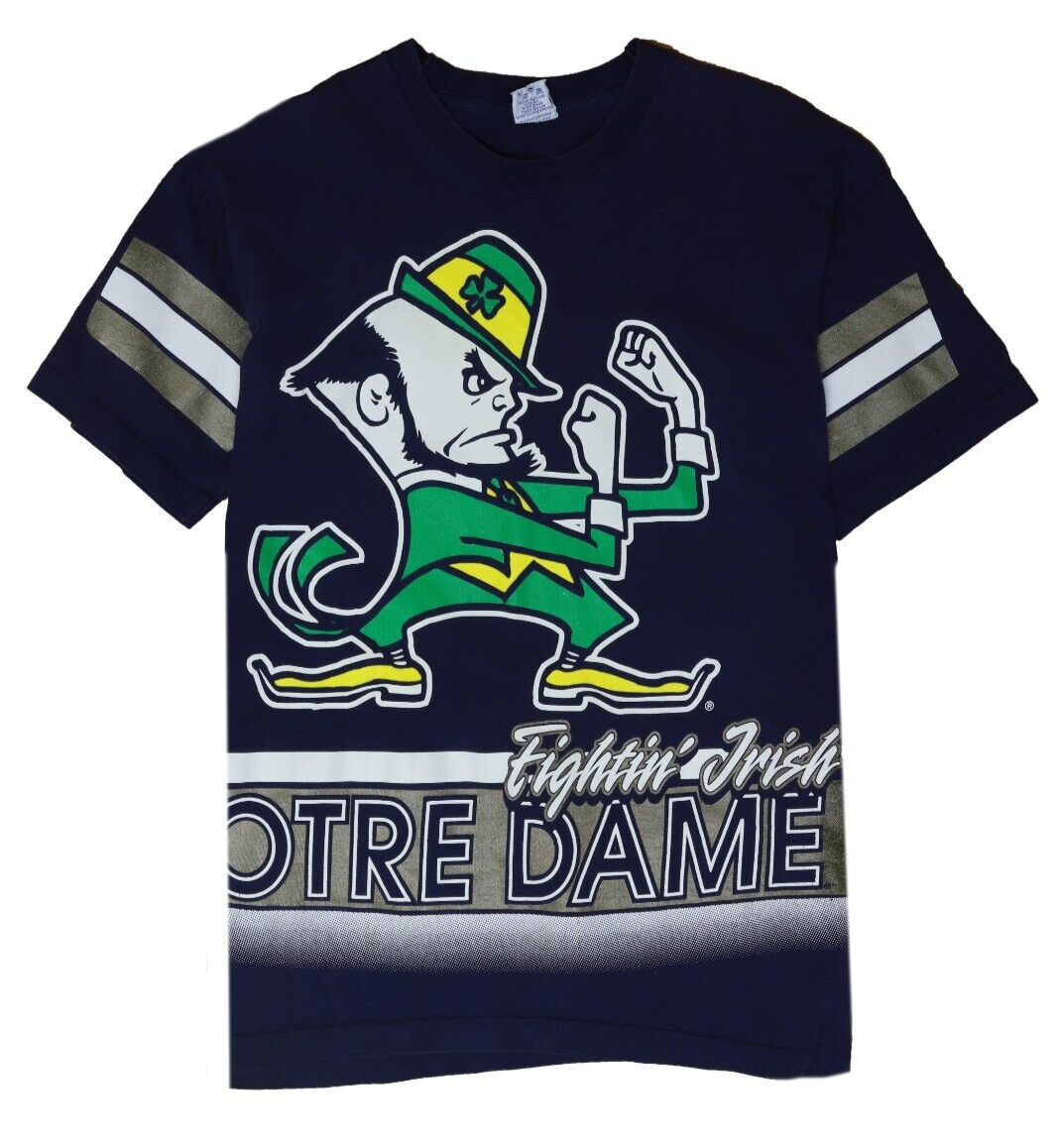 Vintage Notre Dame Fighting Irish Salem Jersey T-Shirt Size Large 90s
