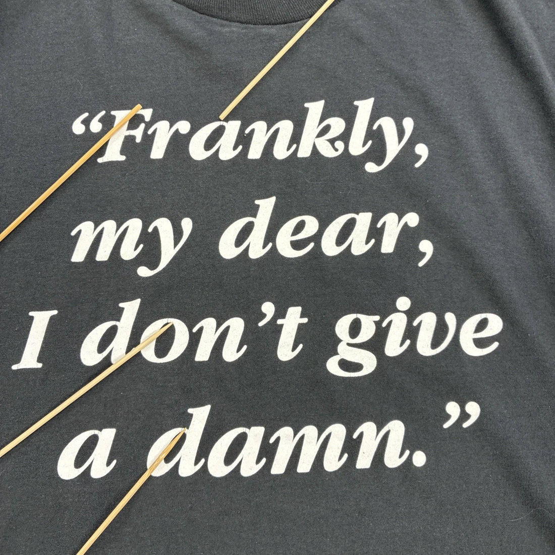 Vintage Frankly My Dear I Don't Give A Damn T-Shirt Size XL 90s