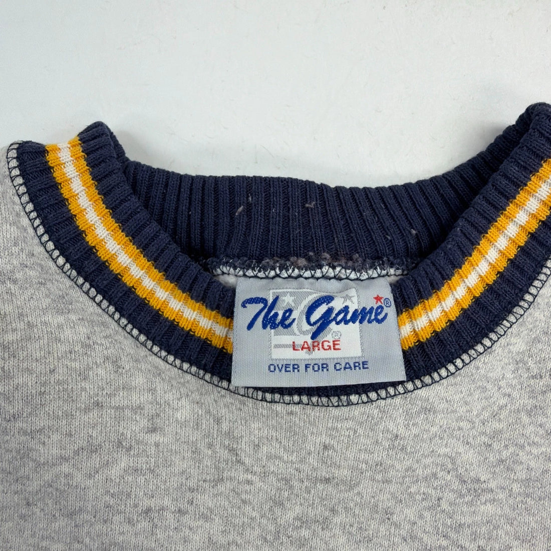Vintage Notre Dame Fighting Irish The Game Crewneck Sweatshirt Large 90s NCAA