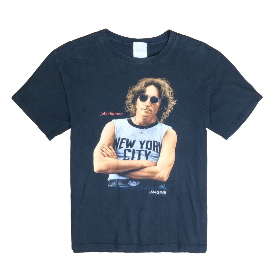Vintage John Lennon Give Peace A Chance T-Shirt Size Medium Music Tee