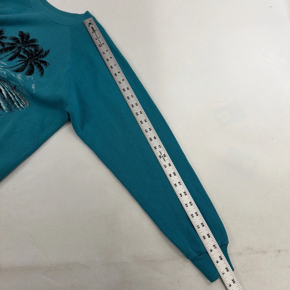 Vintage Hawaii Coast Beach Crewneck Sweatshirt Size Large 80s 90s