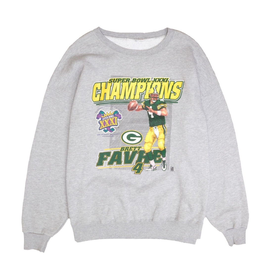 Vintage Green Bay Packers Super Bowl XXXI Champions Sweatshirt XL